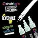 Chalktastic Liquid Chalk Markers 10 Pack of Professional Quality Pens With Bright Neon Colors 6mm Reversible Fine or Chisel Tip Massive 8gm of Ink Use on Chalkboard Glass Bistro Or A-Frame Boards