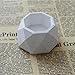 Diamond Shaped Surface Succulent Plant Flower Pot Soap Bottle Mold Silicone Mold DIY Ashtray Candle Holder Mould 8 x 8 x 4cm
