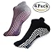 H-Brotaco Non Slip Yoga Socks with Grips, Anti-Skid Pilates, Barre, Bikram Fitness Socks for Men and Women