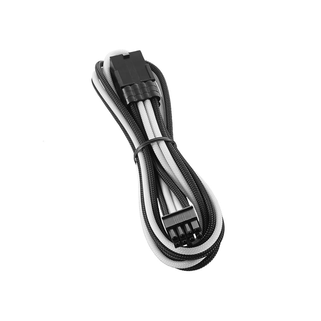 CableMod PRO ModMesh 8-Pin PCIe Extension - 45 cm (Black/White)