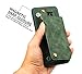 Samsung Galaxy S8 Card Holder Case, Galaxy 8 Wallet Case Spaysi(TM) Slim, Galaxy S8 Folio Leather case 2017, Gift Box, for Galaxy S8 (Green)