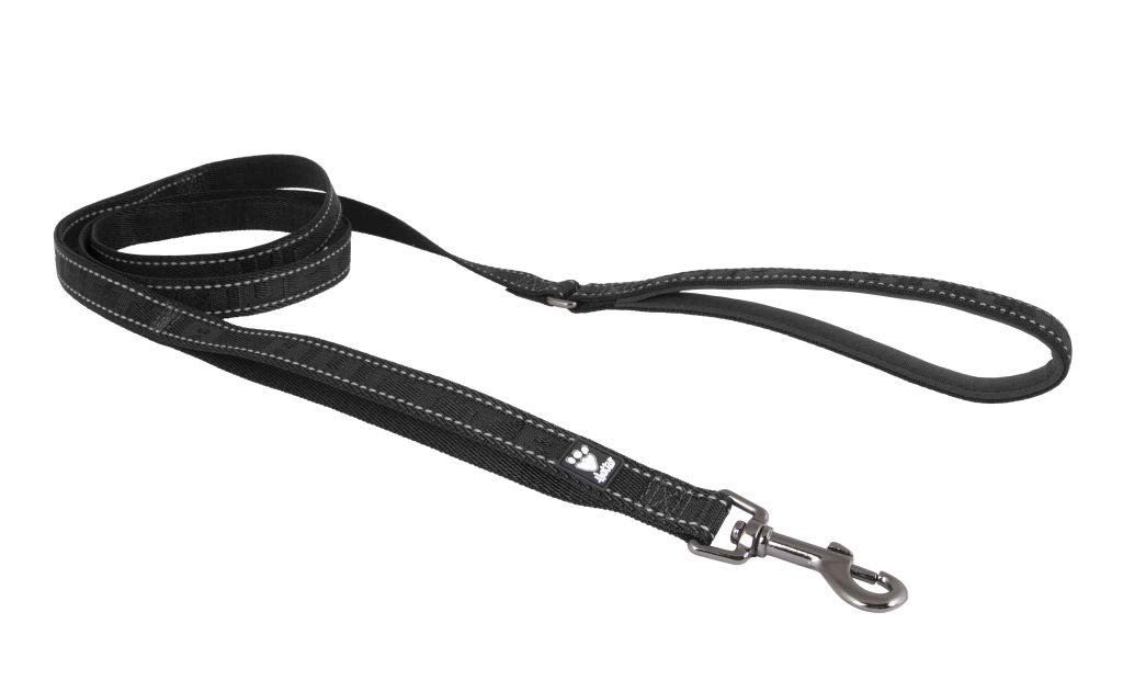 Hurtta Casual Reflective Leash Raven 120cm*20mm