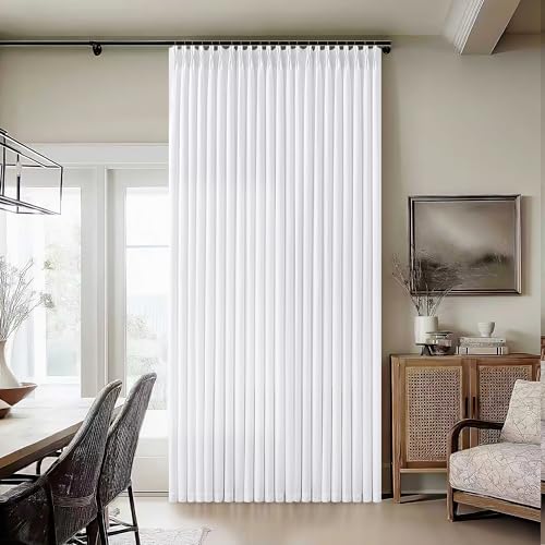 Pinch Pleated Semi Sheer Linen Curtains