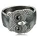Vintage 50mm Width Wide Owl Woman Cuff Bracelets [Jewelry]