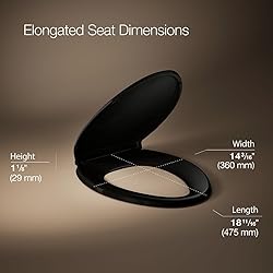 KOHLER CACHET NIGHTLIGHT TOILET SEAT, Ready
