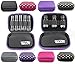 Essential Oil Carrying Case Holds 10 Bottles Perfect for Roller Bottles 5ml - 10ml Multiple Colors! (1 Pack, Black)