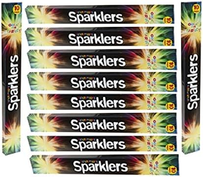 400 x Sparklers 18" Wedding Indoor Party 45cm Giant Large Gold Outdoor