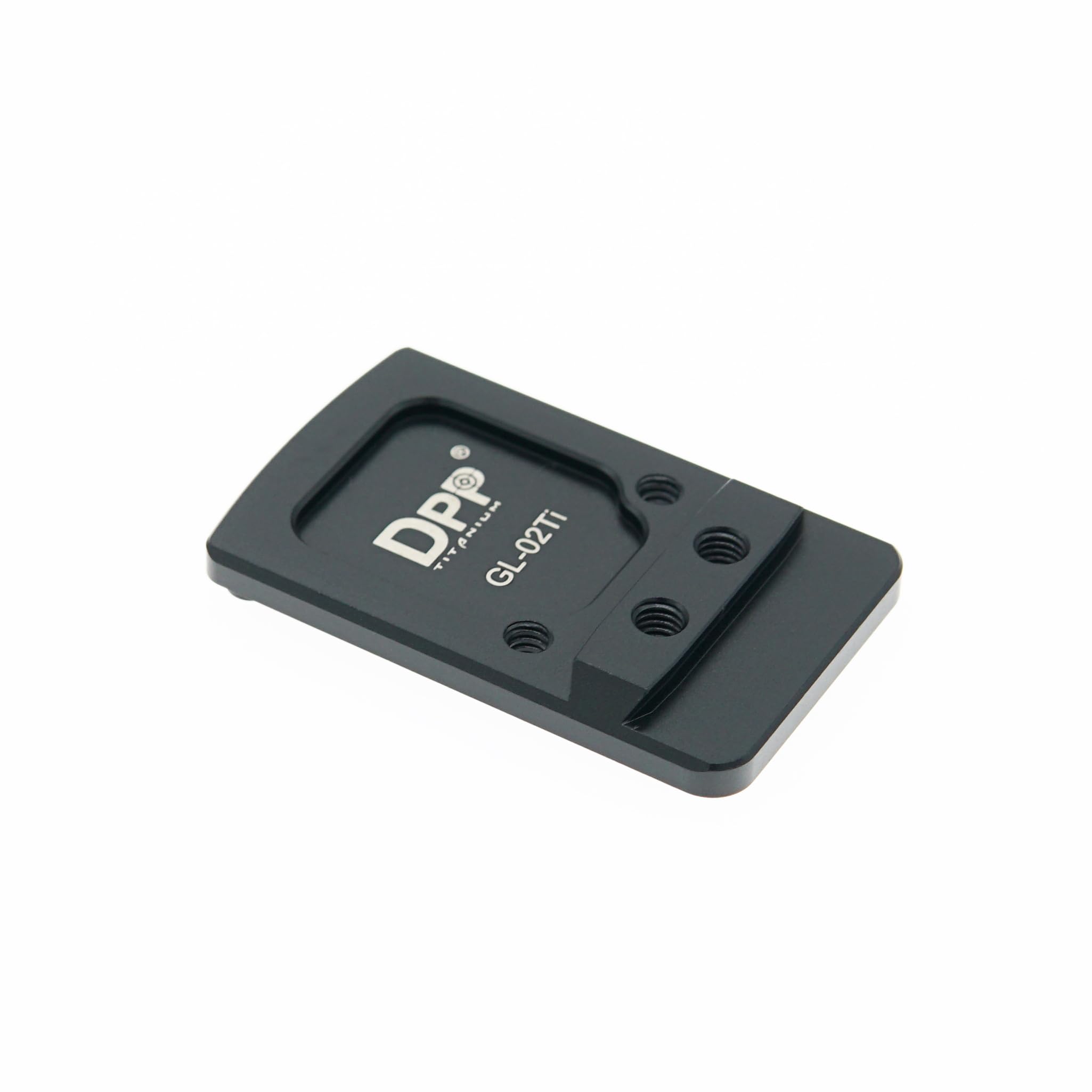 Photo 1 of DPP Titanium Mounting kit/Plate/Adapter Compatible with Glock Trijicon RMR/SRO&Holosun 407C/507C/508T (Titanium)