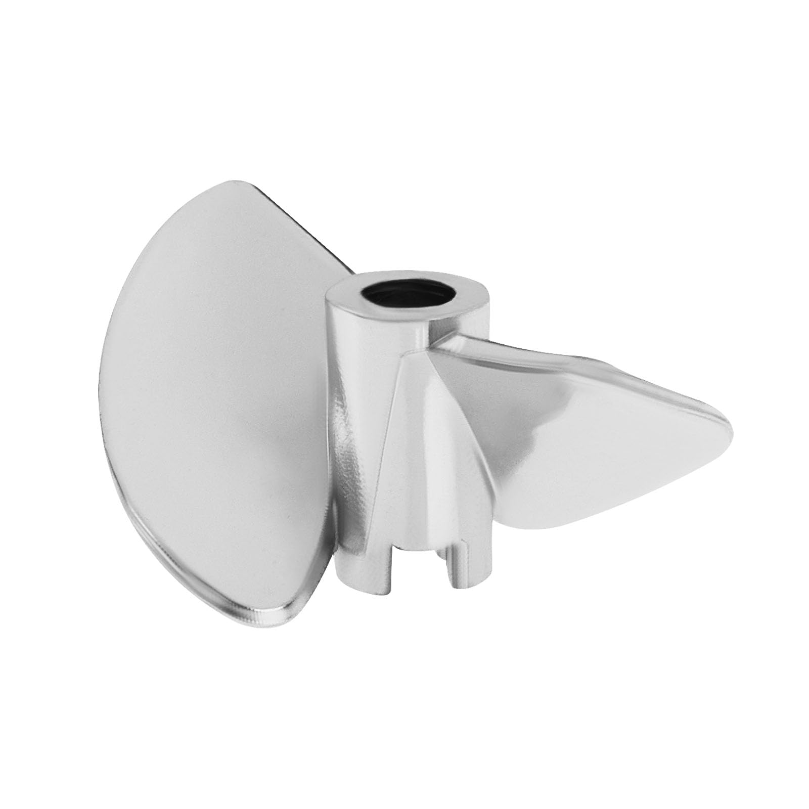 Be In Your Mind 35mm RC Boat 2 Blade Propeller Zinc Alloy Blades Propeller Compatible with FeiLun FT016 FT007 FT012 FT009 FT011 FT010 FT016 (Silver)