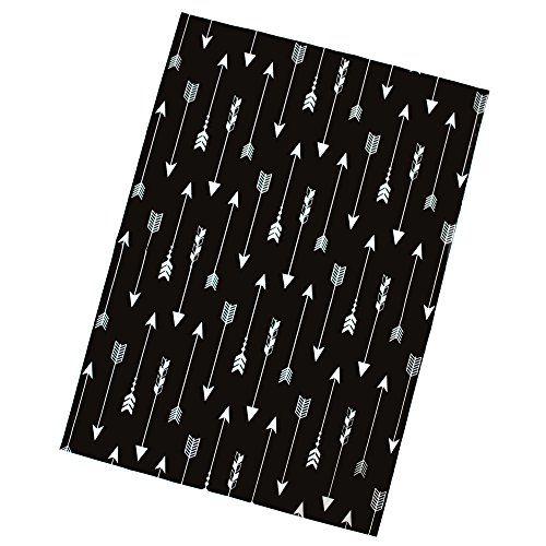 Poly Mailers Tribal Pattern Arrows Print - Choose from 6x9, 10x13 or 14.5x19 Sizes - Purple or Black - (Black, 14.5x19)