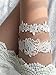 YuRong Flower Leaf Style Garter Set Wedding Garter Set Bridal Garter G08 (Ivory)