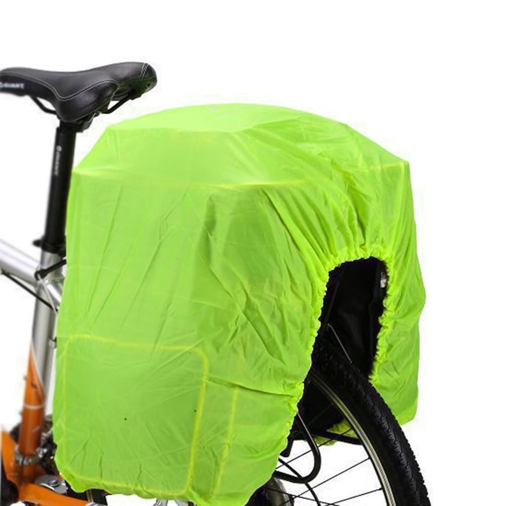 MEROURII Bike Storage Rain Covers,Waterproof Bicycle Rear Seat Rains Cover Backpack Raincoat for Outdoor Riding Cycling