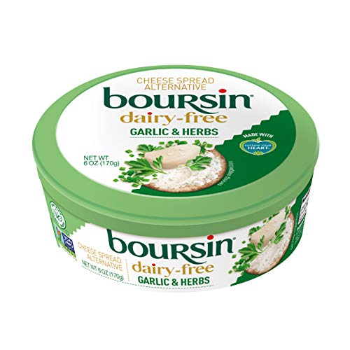 Boursin DairyFree Cheese Spread Alternative, Garlic & Herbs, 6 Oz
