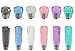 HK5 Universal JDM VIP 60mm Manual MT Transparent Octagon Crystal Bubble Shift Knob 1 Pack (Teal)
