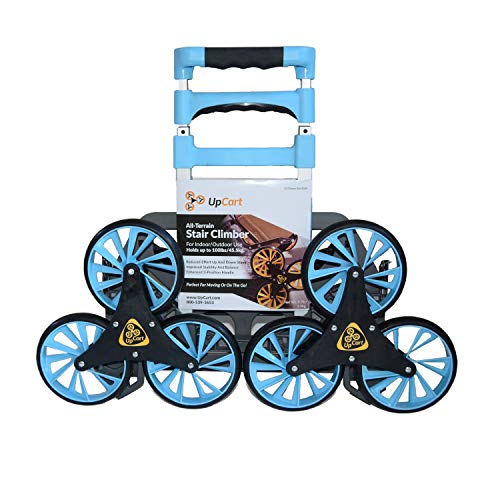 UpCart Original 100lb Capacity Folding Blue Hand Cart
