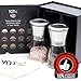 Salt and Pepper Grinder Set - Adjustable Pepper Grinder, Spice Grinder, Salt Grinder â€“ Ceramic Salt and Pepper Shakers â€“ Great Gift for the Foodie, Home Cook, or Pro Chef by YOT Chef