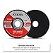 KSEIBI 50 Pack 4 1/2 Cut Off Wheels for Cutting Metal Stainless Steel 0.040