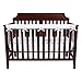 Trend Lab Waterproof CribWrap Rail Cover - For Narrow Long Crib Rails Made to Fit Rails up to 8