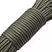 KEEJEA 100ft Type III 7 Strand Core Paracord 550 Parachute (10# OD Green)