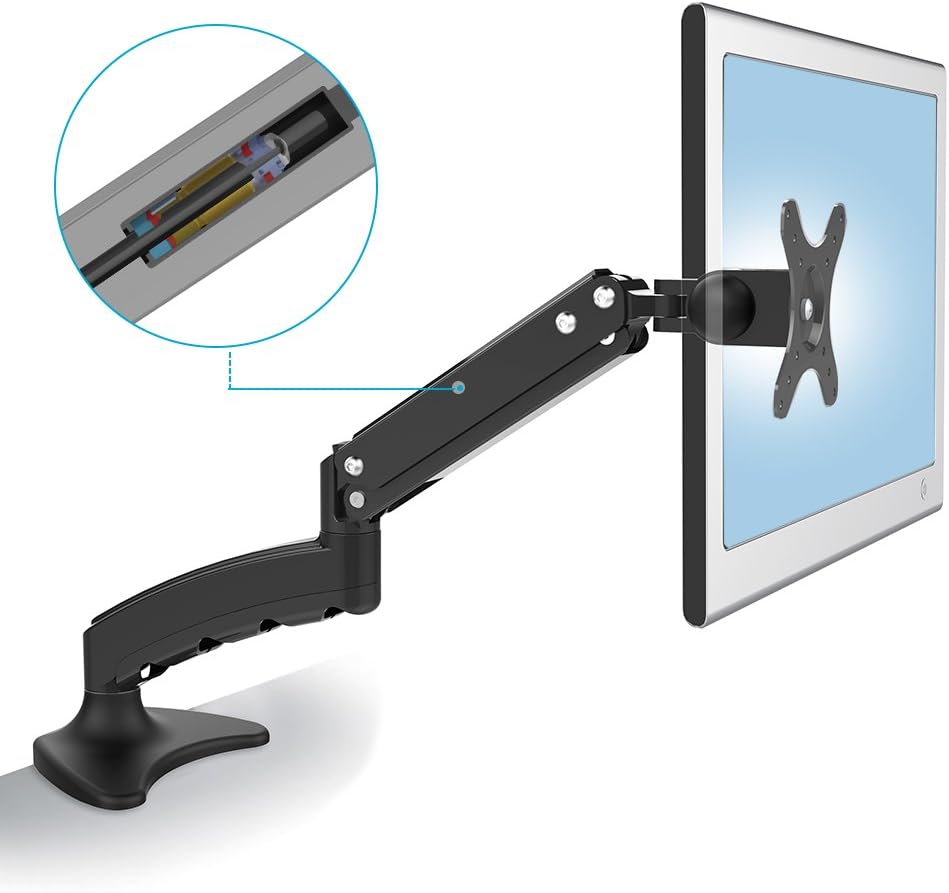 Computer Monitor Desk Mount Stand, Full Motion Articulating