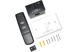 THE-NEW-STYLE Remote Control For Servo Motor & Latching Solenoid Gas Fireplace Valve,Fit for skytech UN3 SR-1001 CON-TH MRCK,Fit for realfyre VR-1A,Fit for rasmussen SR-2R RPK3E SE, and more Flame Adjustment