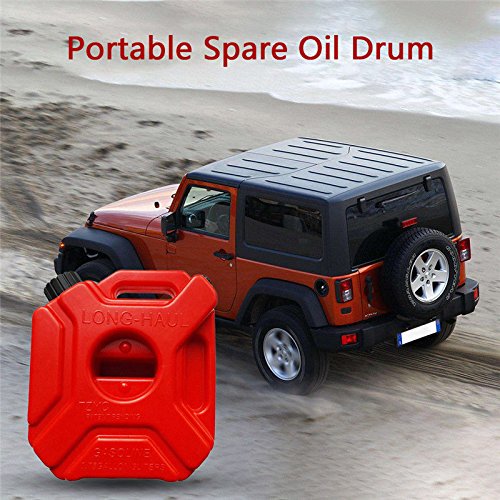 YOUNGFLY Gas Can 1.3 Gallon Portable Fuel Oil Petrol Diesel Storage Gas Tank Emergency Backup for Motorcycle Car SUV ATV with Lock Oil Pack Fuel Cans - Thumbnail 7