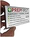 PREPFIRST Emergency Mylar Space Blankets 5 Pack Green 83 x 51 in (Bonus -1 Large Gold 83 x 63 in)
