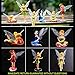 WAREHOUSEDEALS Tinkerbell Fairy Princess PVC Figures Birthday 6pcs Cake Topper Figurine Miniature Garden Decor Toys