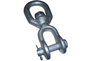 DBM AMAZON 1/2" Jaw & Eye Swivel Marine Mooring Galvanized