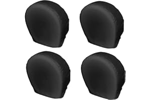 Tire Covers 4 Pack, 420D Oxford Wheel Covers, Waterproof Anti-UV Sun Tire Protectors, Universal Fit 27-32 Inch Tire Diameter,