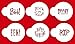 Designer Stencils Small Halloween Cookie Stencil Sayings, Beige/semi-transparent