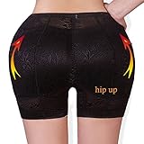 FLORATA Women's Seamless Butt Hip Enhancer Jacquard Shapewear Hip Butt Padded Panty