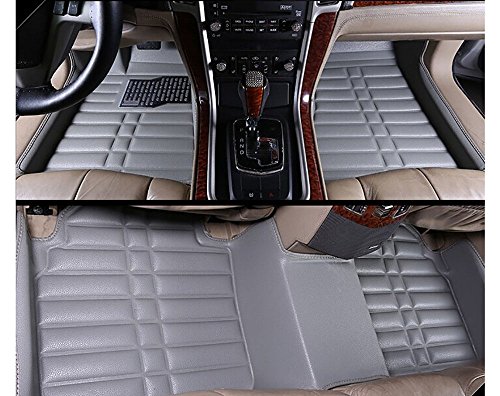 FLY5D Car Floor Mats Front & Rear Liner Auto Mat Carpet For Chevrolet Malibu 2015-2016 (Chevrolet Malibu 2015-2016, Gray)
