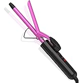 DAN Technology 1/2 Inch Curling Iron 13mm Small Ceramic Curling Wand with Adjustable Temperature Dual Voltage for Tight Curls Short Hair and Ringlets