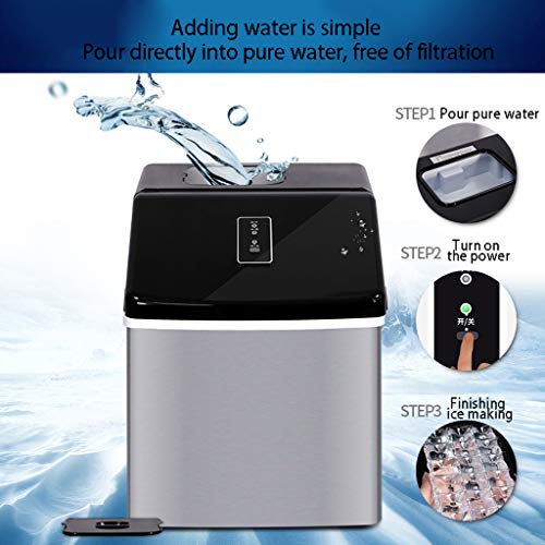 Elektrische Eiscrusher Rapid Ice Maker Energiesparende Bass-Edelstahl-Schneekegelmaschine für Speiseeis für den privaten… – Bild 6
