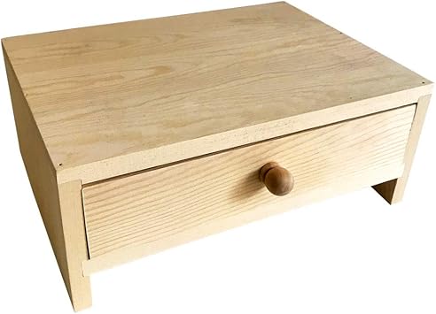 Amazon Com Small Monitor Stand Riser With Drawer Hineway
