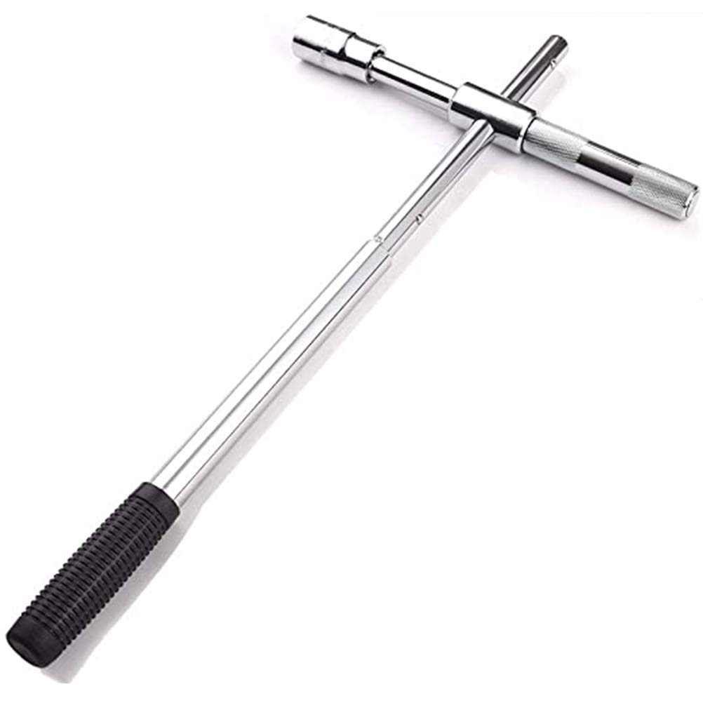 23" Universal Extended Lug Wrench, 4 Way Tire Iron Nut Wrench with