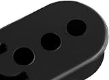QWORK 2Pcs Universal Car Exhaust Hanger 4 Holes Rubber Muffler Bracket view 4