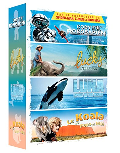Mon meilleur ami : Lucky l'éléphant + Le Koala, mon papa et moi + Cody le Robosapien + Luna l'orque - Pack