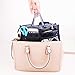 JET-BOND Multi-Pocket Handbag Organizer Liner Pouch Medium Size with Handles (Wine)
