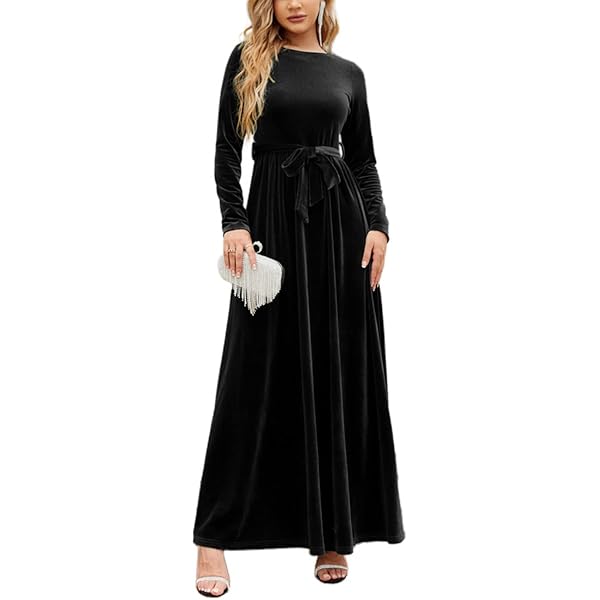 Women's Knitted Sweater Dress 3/4 Sleeves Stand Collar Solid Color A-Line Pullover Midi Dresses Black One Size at Amazon Women's Clothing store Women's Knitted Sweater Dress 3/4 Sleeves Stand Collar Solid Color A-Line Pullover Midi Dresses Black One Size at Amazon Women's Clothing store