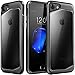 iPhone 8 Case, iPhone 7 Case, Clear Scratch Resistant Transparent Back Cover with TPU Rubber Shock Bumper for iPhone 8 & iPhone 7 Air Space Shockproof (A-Black)