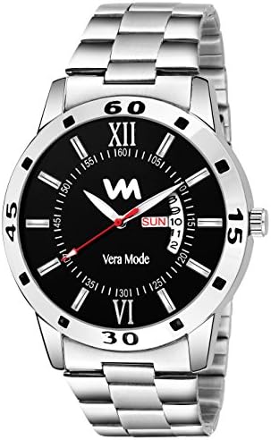 Vera Mode Modern Watches for Men Black Dial Quartz Analog Sumptuous Collection Watch