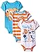 Disney Baby-Boys Finding Nemo Bodysuits, White, 6-9 Months (Pack of 3)