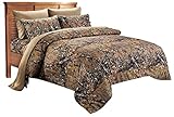 20 Lakes Woodland Hunter Camo Comforter, Sheet, & Pillowcase Set (Queen, Forest)