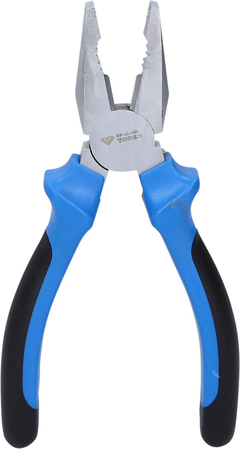 BRILLIANT TOOLS BT060901 Combination Pliers 180 mm Hand Tools [Powered by KS Tools]