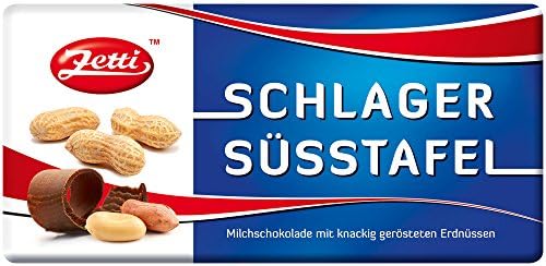 Zetti punching board Peanut (2 x 100g) - milk chocolate with roasted peanuts