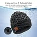 Enjoybot Bluetooth Beanie Wireless Knit Winter Hats Cap with Built-in Stereo Speakers and Microphone for Outdoor Sports (Unisex, 002-Charcoal)