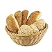 KOVOT Set of 2 Wicker Round Baskets - 10.5