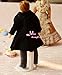 Doll MAN Black Jacket whiskers Gentleman Poseable 1/12 Dollhouse Miniature